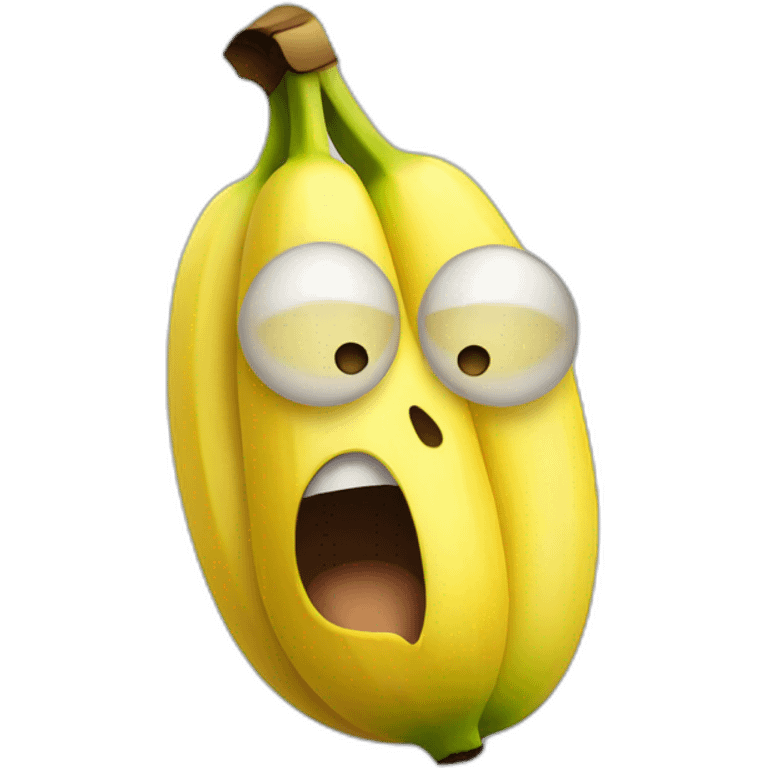 Banana angry emoji