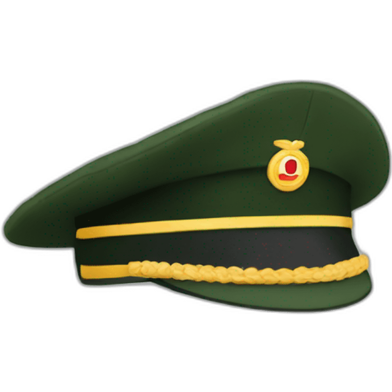 a Military cap emoji