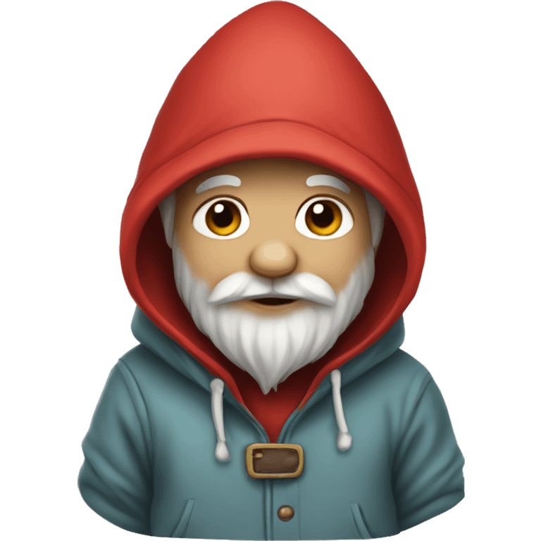 Gnome in a hoodie  emoji