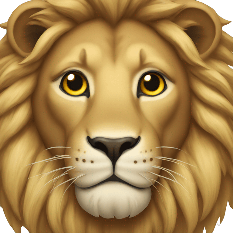 A lion’s face emoji