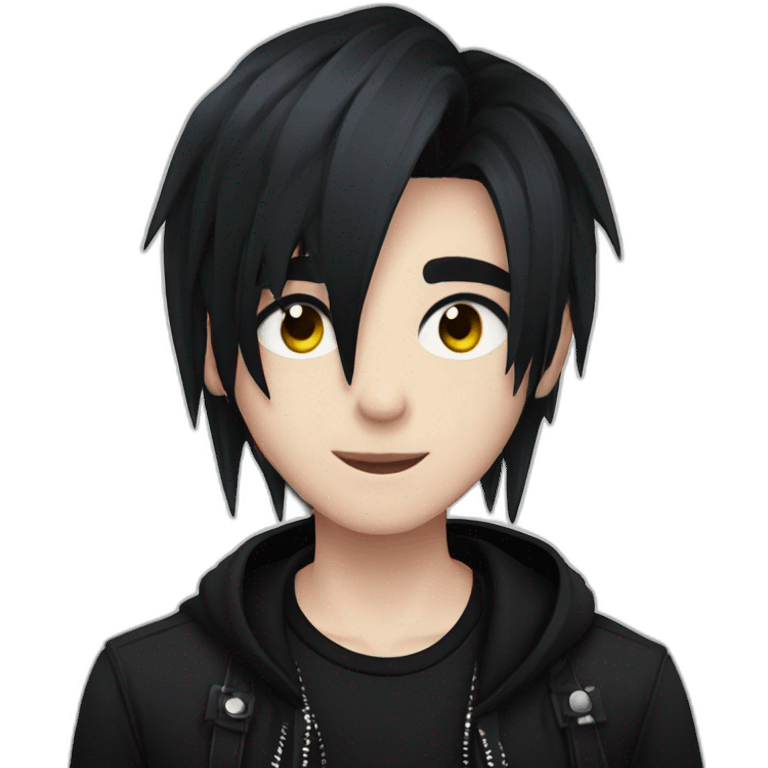 cute goth bf emoji