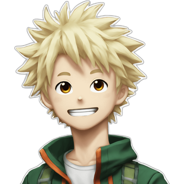 Bakugo my hero academia manga emoji