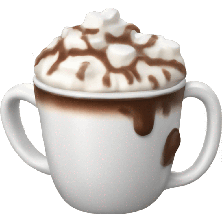 Hot chocolate fancy cup emoji