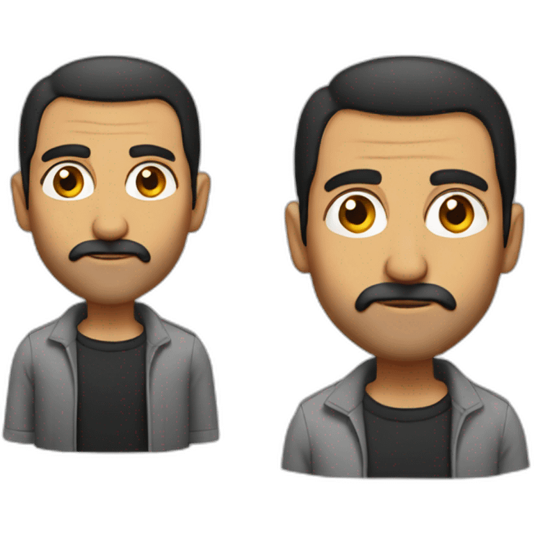 Iranian bold man emoji