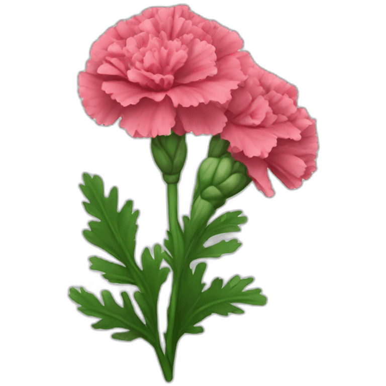 carnations emoji