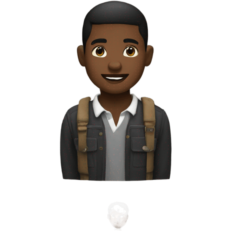 Black country boy emoji