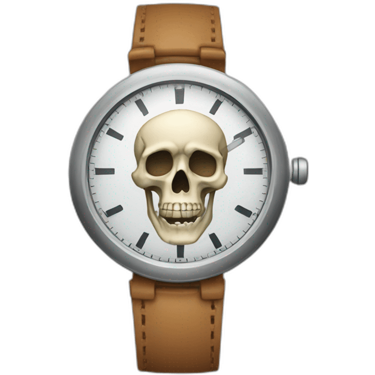 skeleton-looking-at-watch emoji