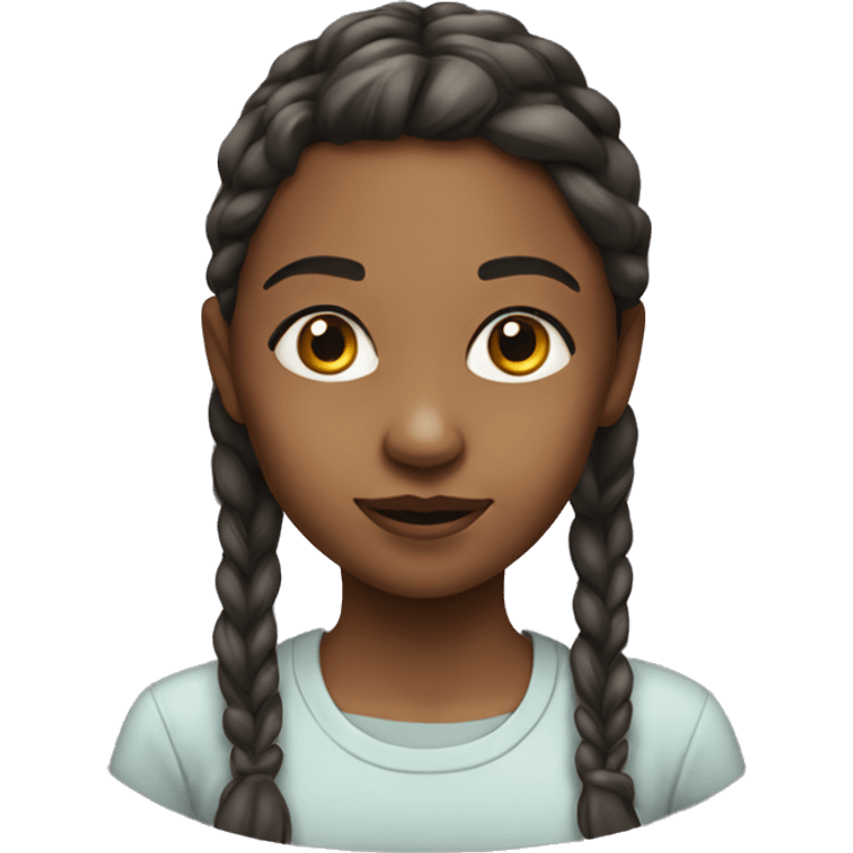 realistic portrait of girl emoji