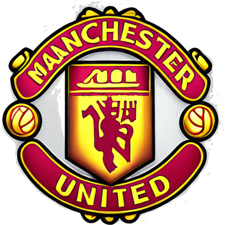 Manchester United logo emoji