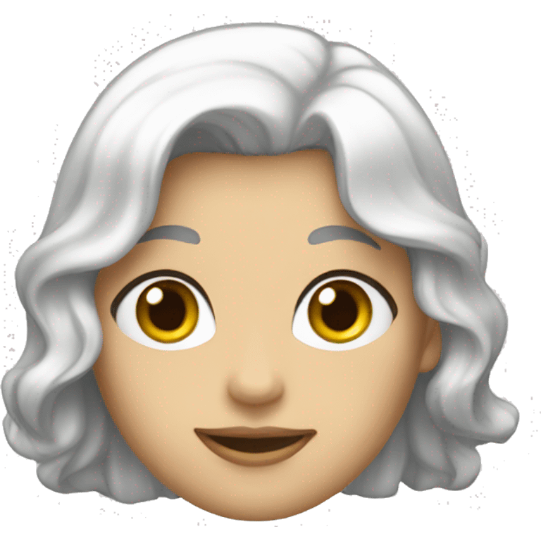 Una perla blanca emoji