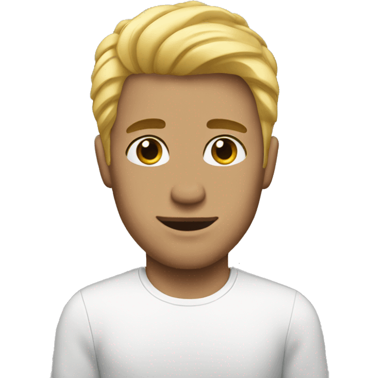  guy with makeup and blond hair emoji