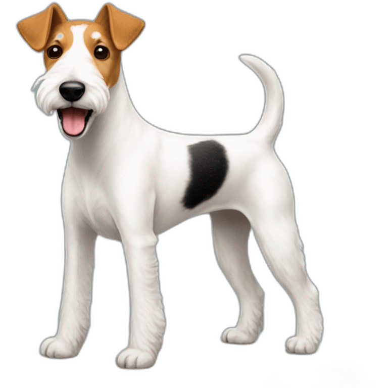 fox terrier clever book emoji