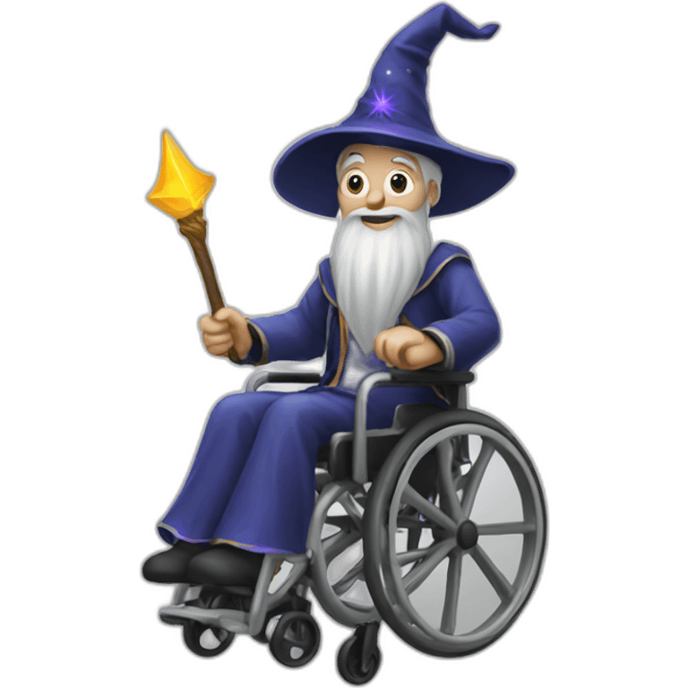 wizard on wheelchair emoji