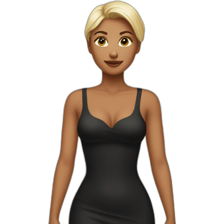 skin tight dress emoji