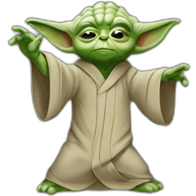 Yoda dab emoji