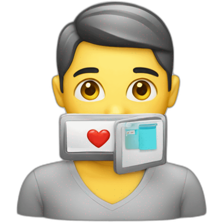 database for customer with heart emoji