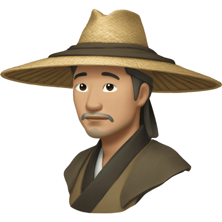 Palarie de japonez kasa emoji