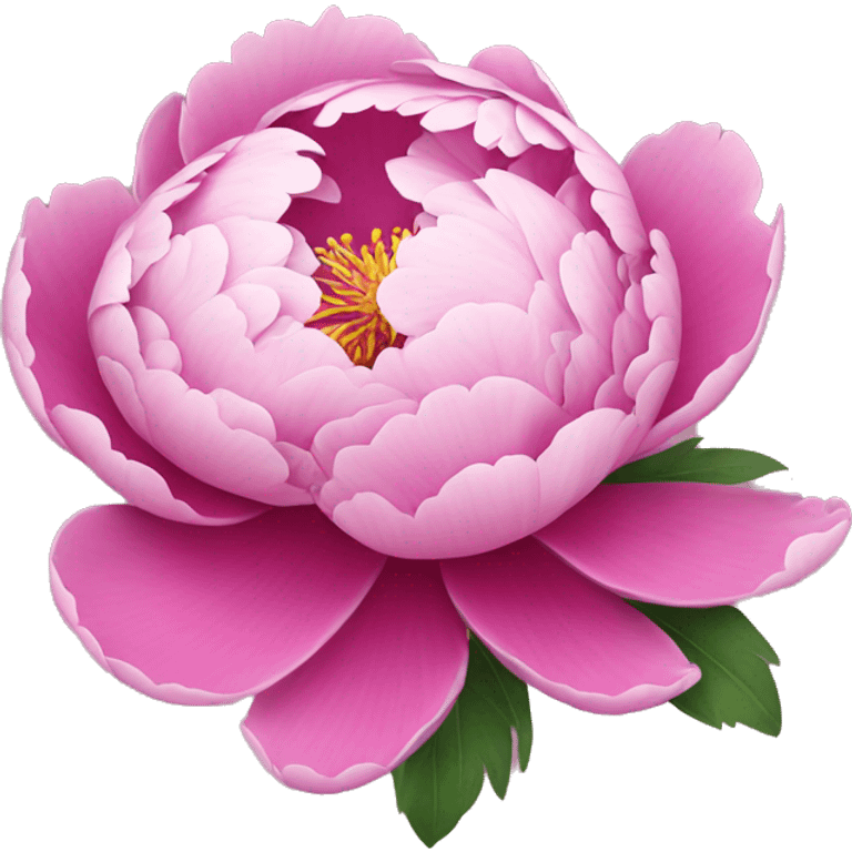 Peony flower emoji