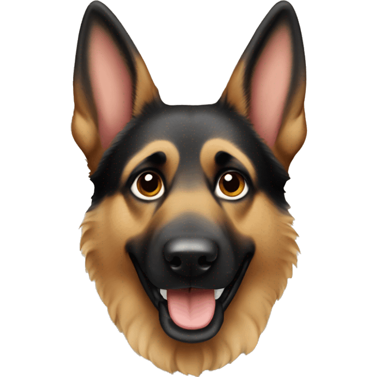 German shepherd dog emoji