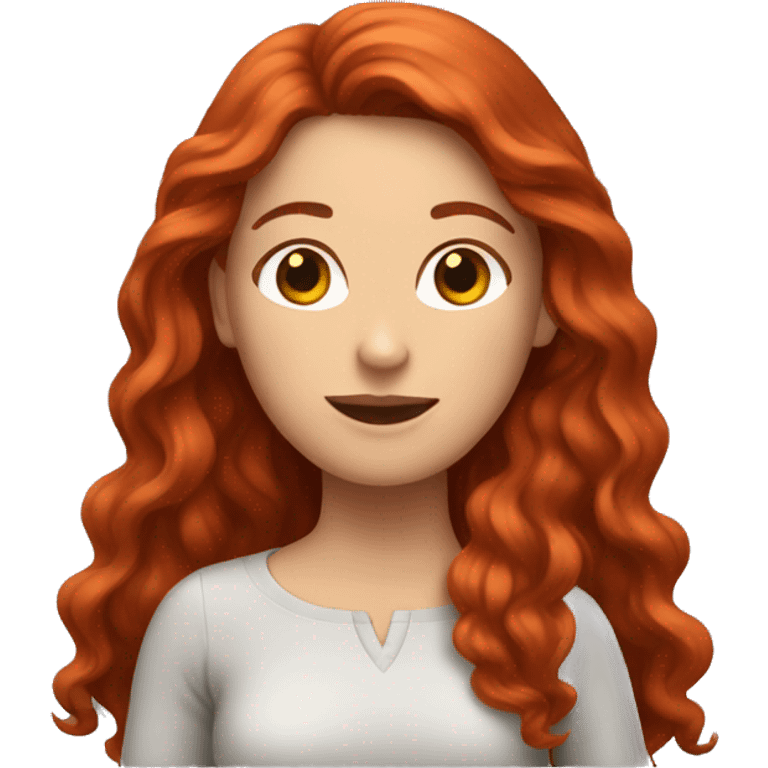 Long red haired woman with brunette woman best friends emoji