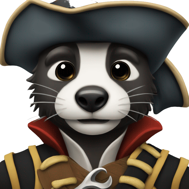 pirate badger emoji