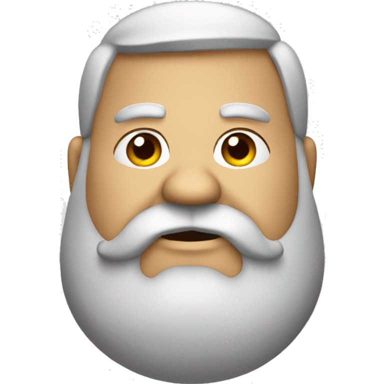 Fat beard man emoji