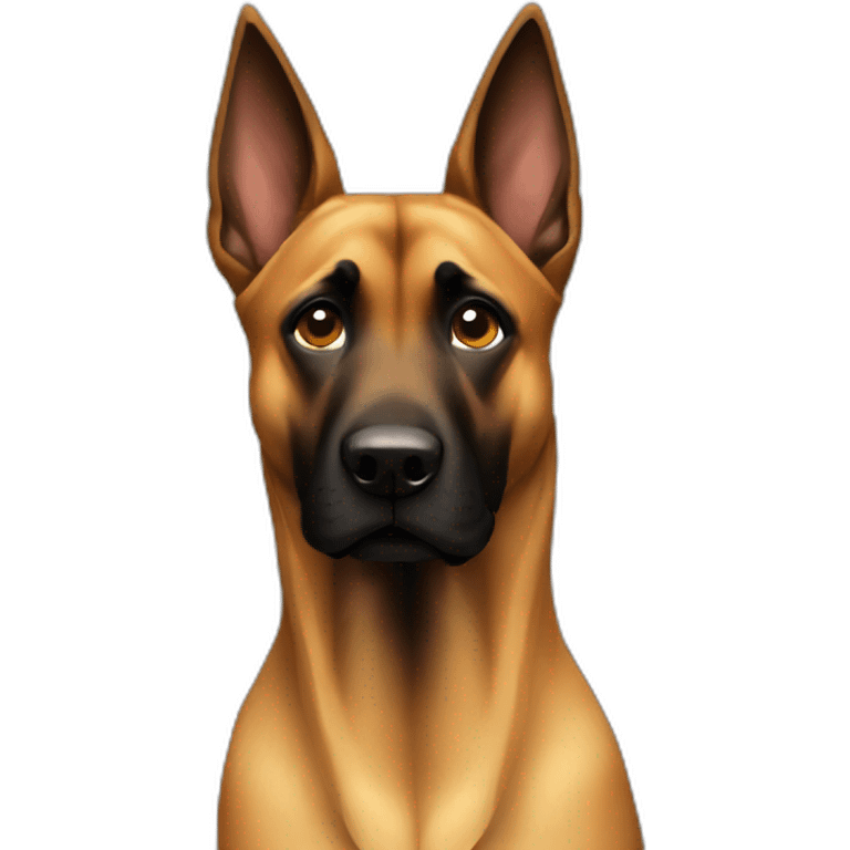 Malinois not happy emoji