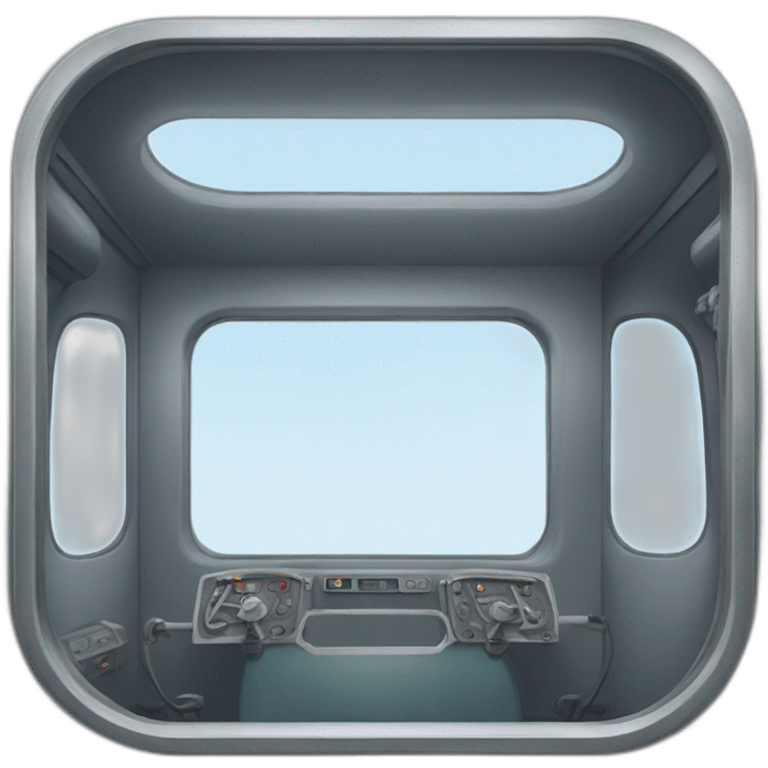 train cockpit rails window emoji