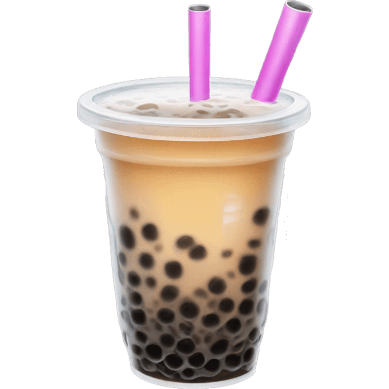 Bubble tea with metal cup emoji