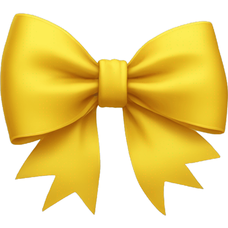 Yellow bow  emoji