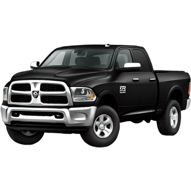 Black ram truck emoji