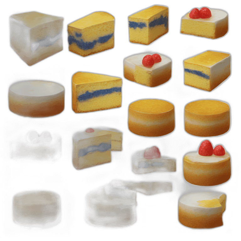 Indonesian kue lapis cake emoji