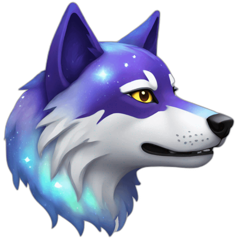 galaxy wolf emoji