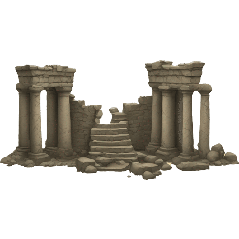 ruins emoji