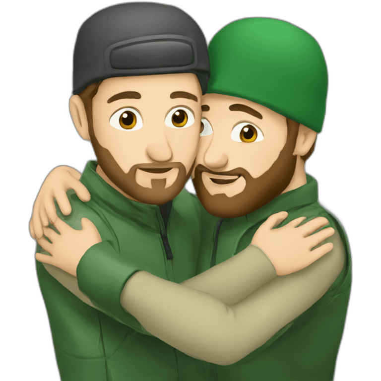 russian hugs chechen emoji