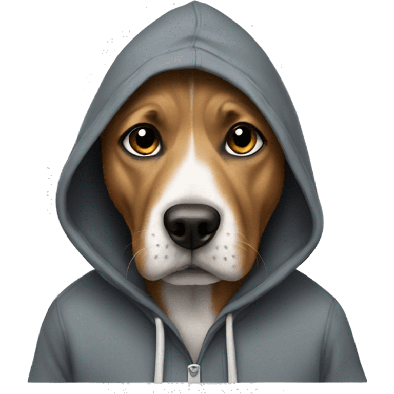 dog with a hoodie emoji