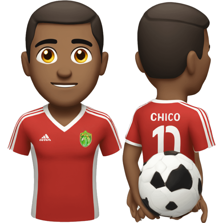 Chico futbolist emoji