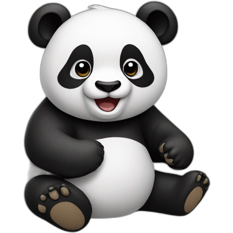 panda happy emoji