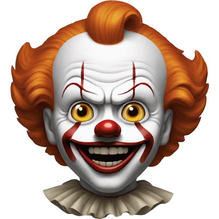 circular pennywise the clown emoji