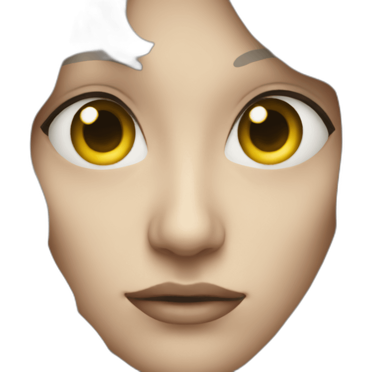 mysterious gaze emoji