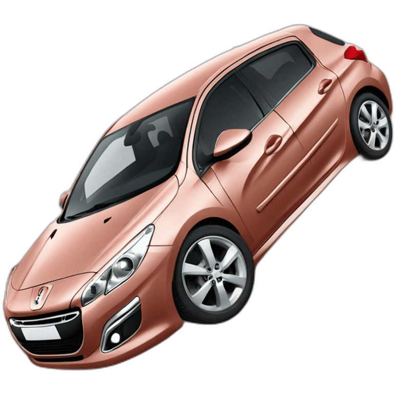 Peugeot 308 1 2012 accidenté emoji