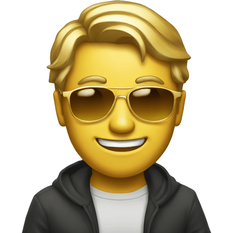 bitcoin gold shades emoji