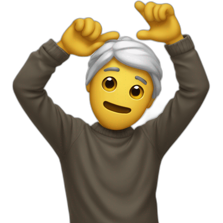 Homme qui dab emoji