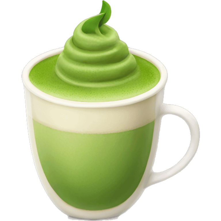 Matcha latte emoji