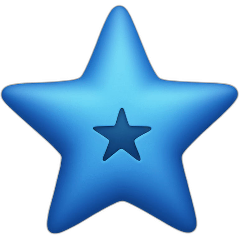 Two blue star emoji