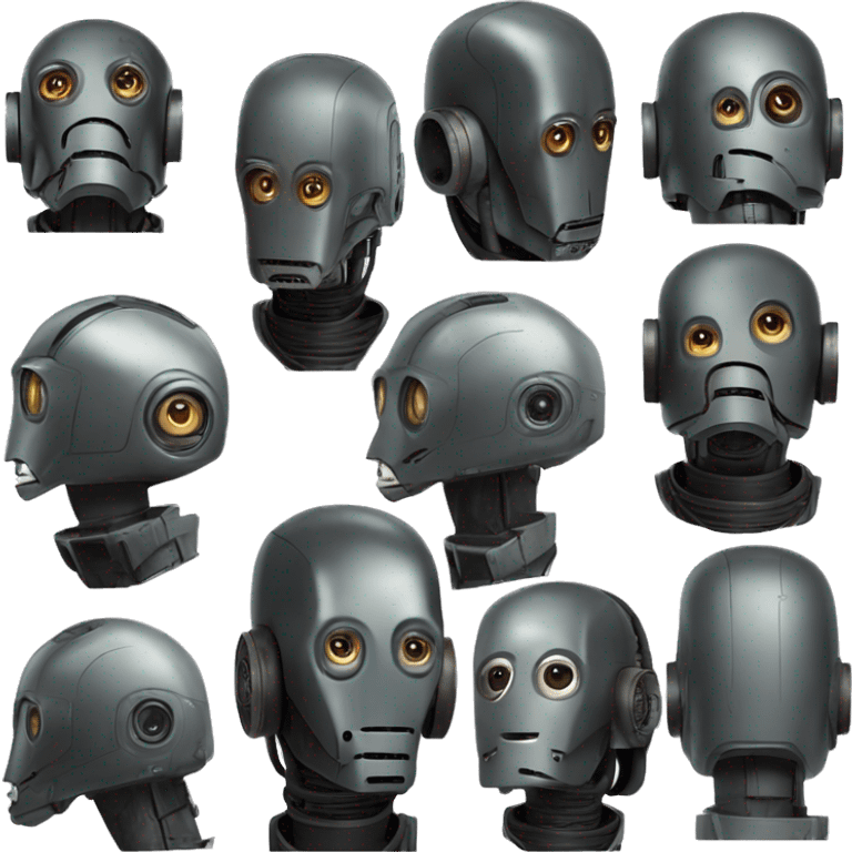 Head of the K2SO Droid From Star Wars Rogue One emoji