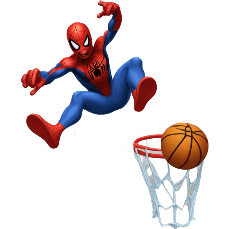 spiderman dunking emoji