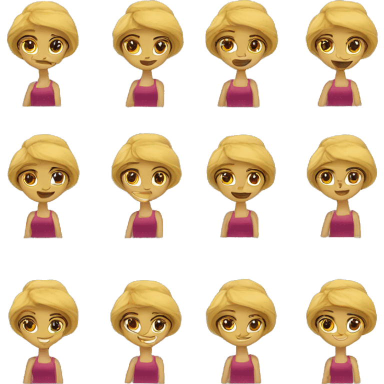 beautifull girl zith tacos emoji