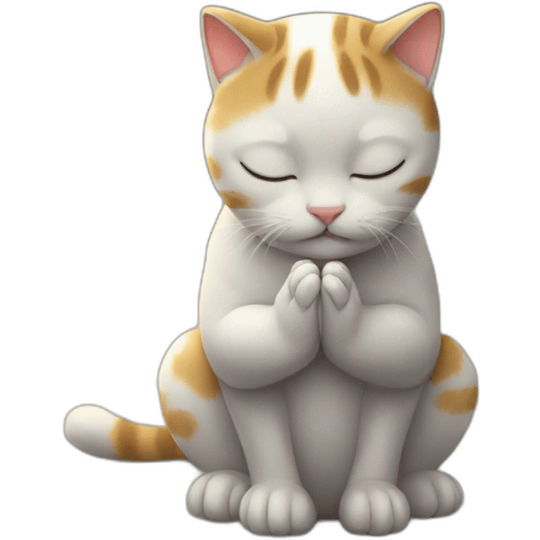 cat praying emoji