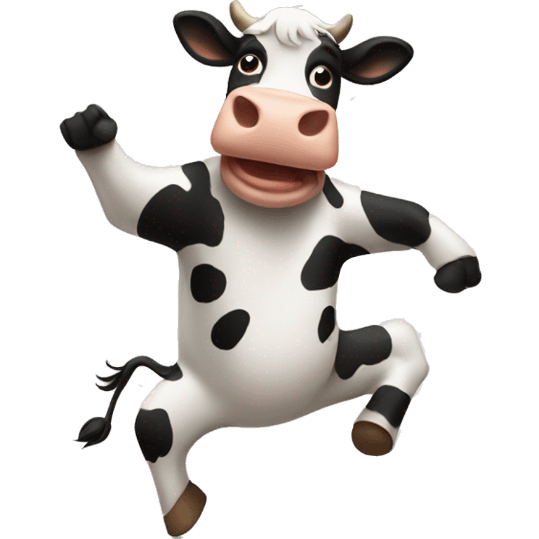 Cow dancing  emoji